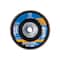 Pferd 4-1/2" x 5/8-11 Thd. POLIFAN Flap Disc - Z PSF EXTRA STEELOX, Zirconia, 80 Grit, Conical 60657 - alternate 3